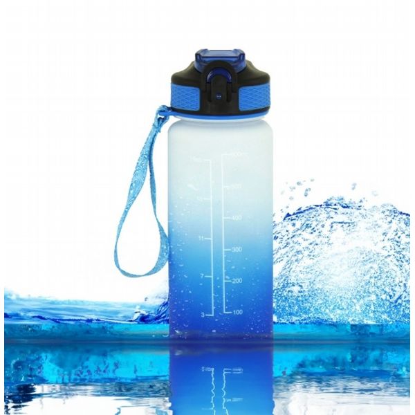 Salford University -  WATER BOTTLE-600ml Blue
