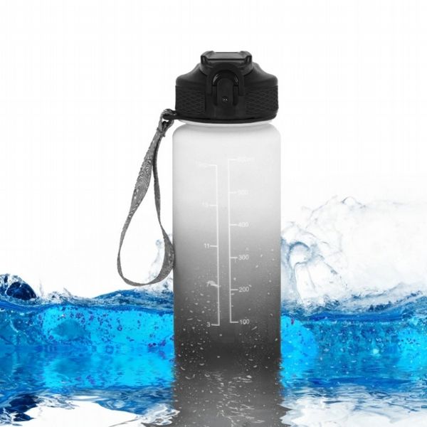 Salford University -  WATER BOTTLE-600ml Black