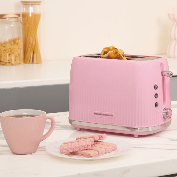 Hamilton Beach Miami Kettle, Toaster and Miami Microwave Set - Pink
