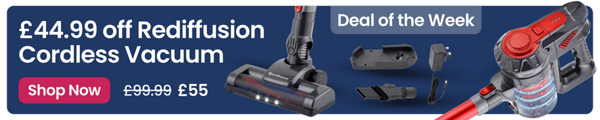 Deal of the Weekend Rediffusion Cordless Vacuum