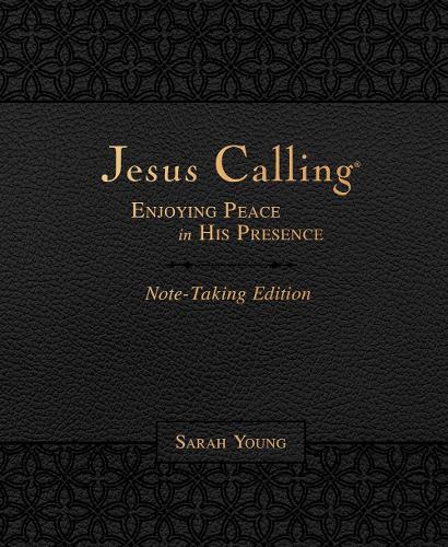  Jesus Calling Note-Taking Edition, Leathersoft, Black, with Full Scriptures: Enjoying Peace in His Presence (A 365-Day...