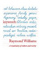Keywords: A Vocabulary of Culture and Society