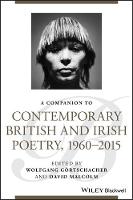 A Companion to Contemporary British and Irish Poetry, 1960 - 2015 (PDF eBook)