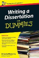 Writing a Dissertation For Dummies (ePub eBook)