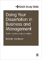 Doing Your Dissertation in Business and Management: The Reality of Researching and Writing (ePub eBook)