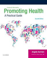 Promoting Health: A Practical Guide: A Practical Guide