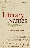 Literary Names: Personal Names in English Literature (PDF eBook)