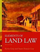 Elements of Land Law