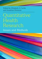 Quantitative Health Research: Issues and Methods (ePub eBook)