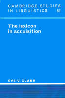 Lexicon in Acquisition, The