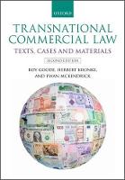 Transnational Commercial Law: Texts, Cases and Materials