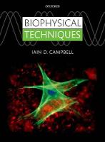 Biophysical Techniques (PDF eBook)