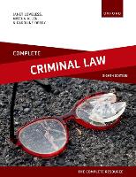 Complete Criminal Law: Text, Cases, and Materials (ePub eBook)