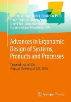 Advances in Ergonomic Design of Systems, Products and Processes: Proceedings of the Annual Meeting of GfA 2016 (ePub eBook)