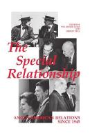 Special Relationship, The: Anglo-American Relations since 1945