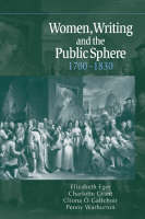 Women, Writing and the Public Sphere, 17001830