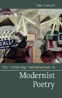 Cambridge Introduction to Modernist Poetry, The