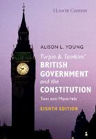 Turpin and Tomkins' British Government and the Constitution (PDF eBook)