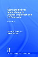 Stimulated Recall Methodology in Applied Linguistics and L2 Research (ePub eBook)