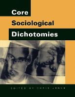 Core Sociological Dichotomies (PDF eBook)
