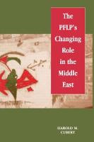 PFLP's Changing Role in the Middle East, The