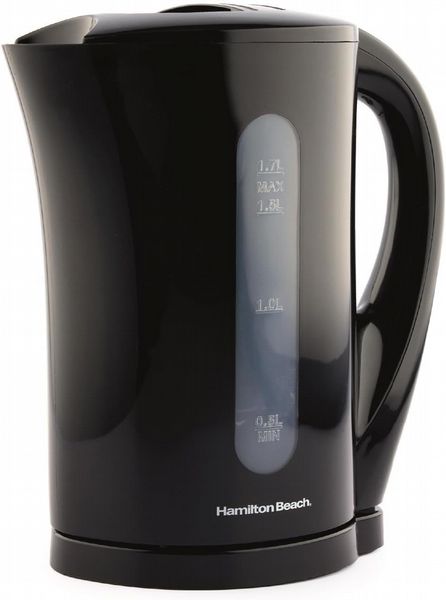 Hamilton Beach Essential Plastic Kettle Black Open Box