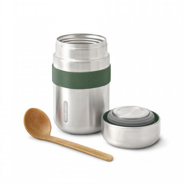 Black + Blum Food Flask Olive (New Version)