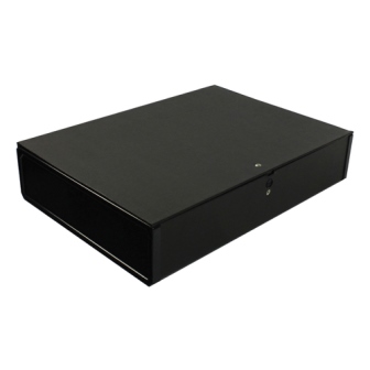 Q-Connect Box File Foolscap Black Pack of 5