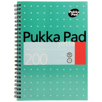 Pukka Pad Jotta Metallic A5 Writing Pad 80Gsm - Pack of 3