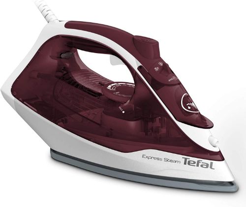 Tefal Express Steam Iron White And Ruby Red