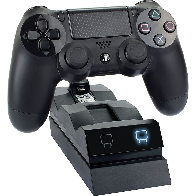 PS4 Twin Docking Station & USB Dongles - Black