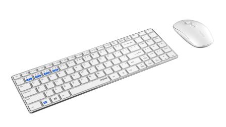 9300M - Rapoo 9300M Multi-mode Wireless Ultra-slim Desktop Keyboard/Mouse Set Set White