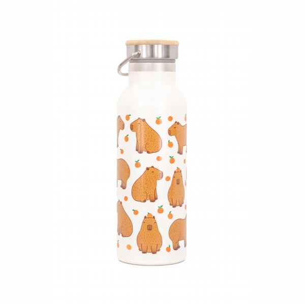 Capybara Metal Water Bottle