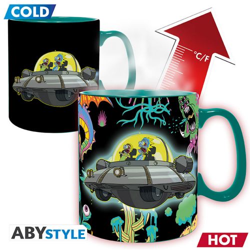 Rick & Morty Spaceship Heat Change Mug