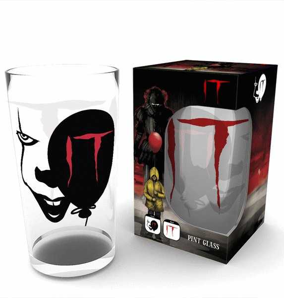 IT Pennywise Face 400ml Glass