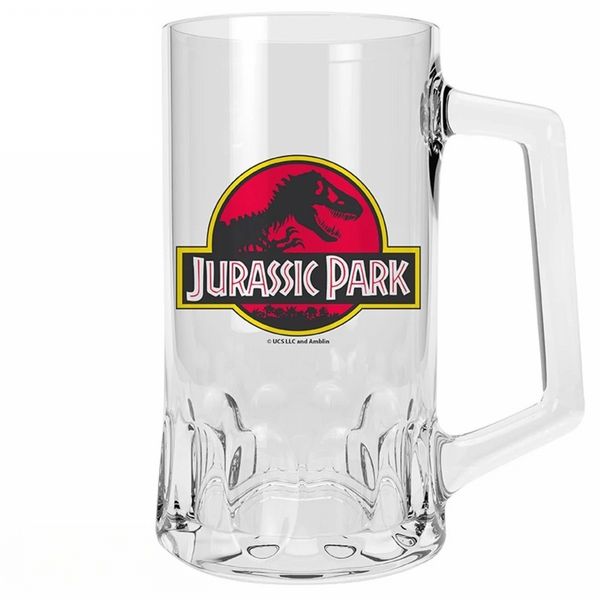 Jurassic Park  Logo 500ml Glass Tankard