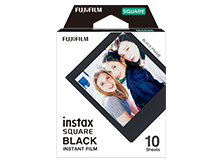 Fuji Instax Square Film - Black Frame (10)