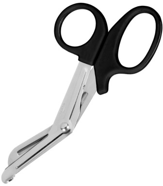 Nurses 5 1/2 inch Utility Scissors - Black