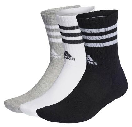Adidas Cushion Crew Sock 3 Pack Assorted