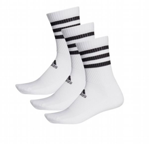 Adidas Cushion Crew Sock 3 Pack White