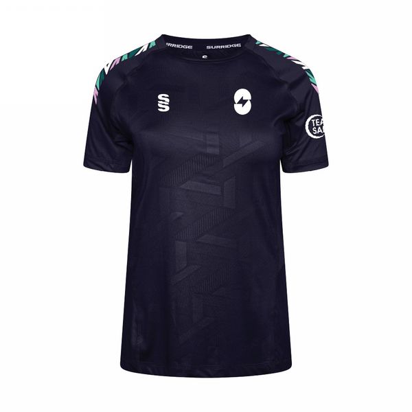 Salford University - Impact Navy T-shirt - Women's Fit