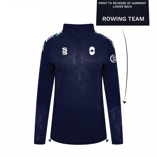 Salford University - Impact 1/4 Zip Performance Top - Women's Fit , Navy