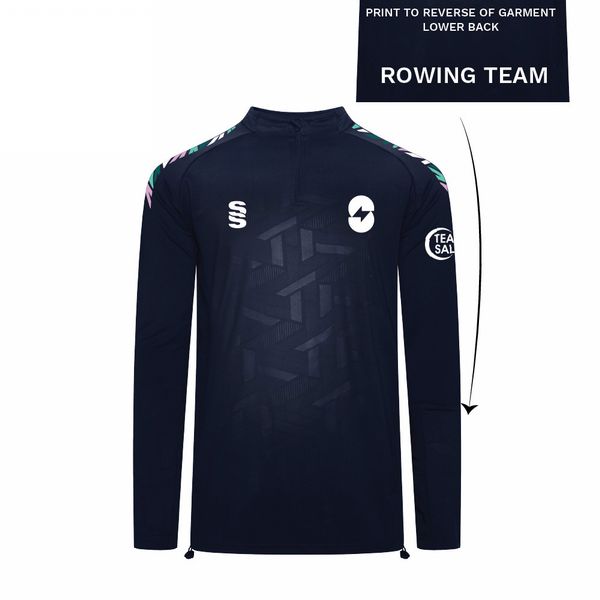 Salford University - Impact 1/4 Zip Performance Top - Men's Fit , Navy