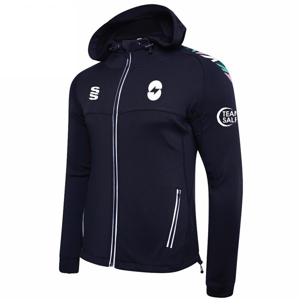 Salford University - Dual Full Zip Hoody - Unisex Fit , Navy