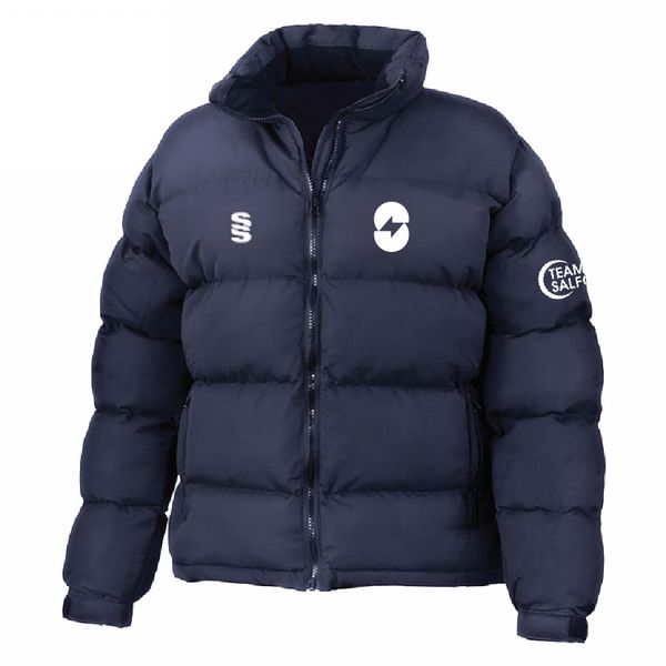 Salford University - Dual Puffa Jacket - Men's Fit , Navy