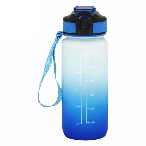 Salford University -  WATER BOTTLE-600ml Blue
