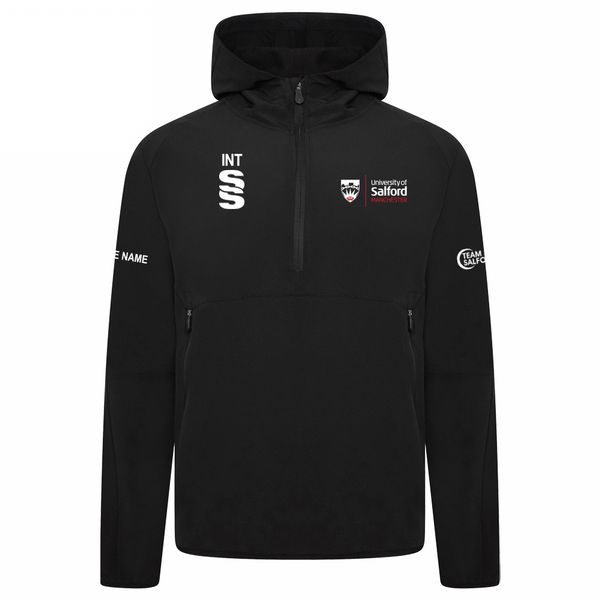  Salford University - School of Health - Dual Elite 1/4 Zip Hoody / Rain Jacket -...