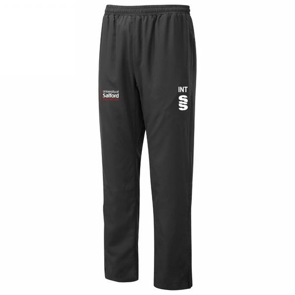 Salford University - School of Health - Poplin Track Pants with Lycra - Women's Fit. Black