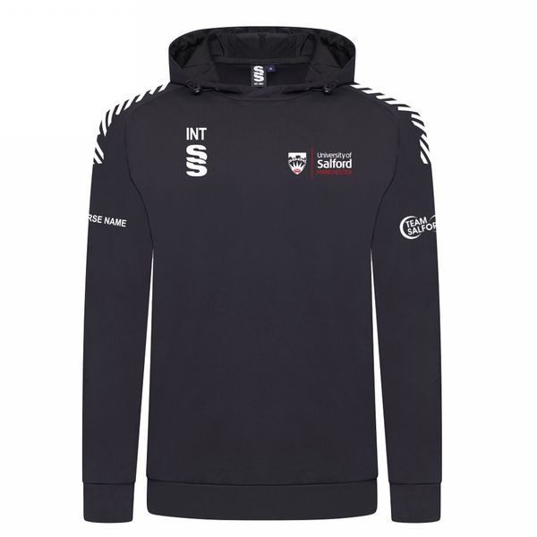 Salford University - School of Health - Active Hoody - Unisex Fit. Black